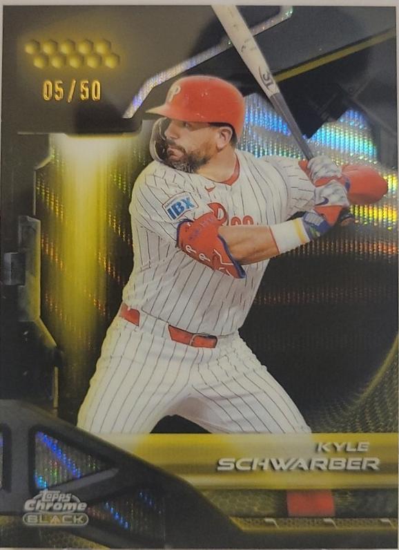 Kyle Schwarber [Gold Wave Refractor] #200