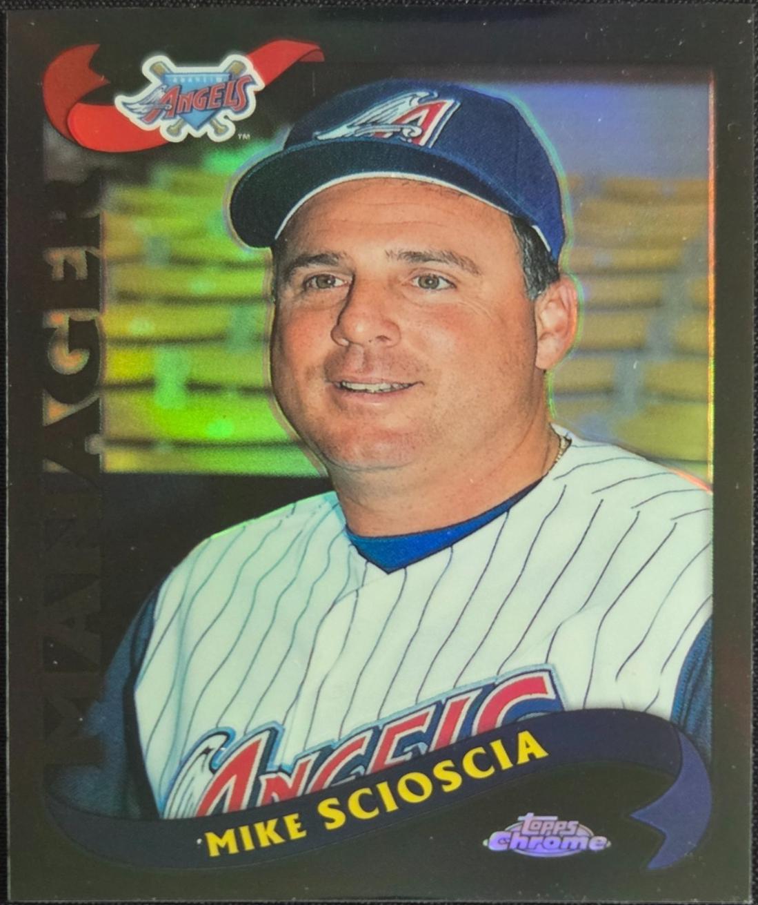 Mike Scioscia [Black Refractor] #292