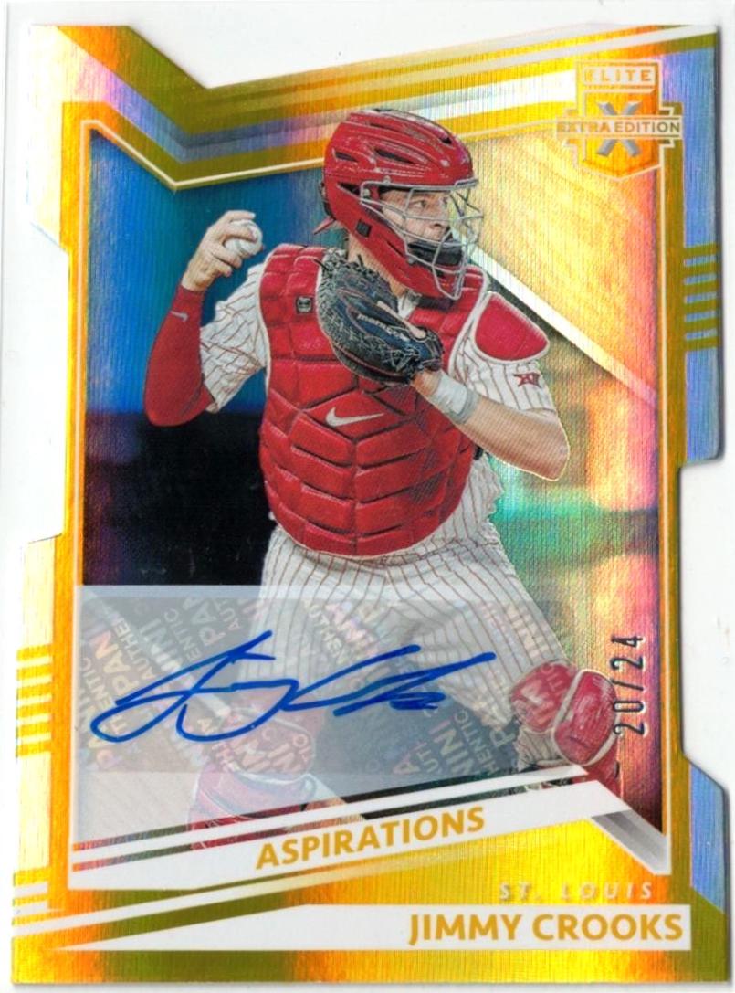 Jimmy Crooks [Aspirations Die Cut Signature Gold] #127