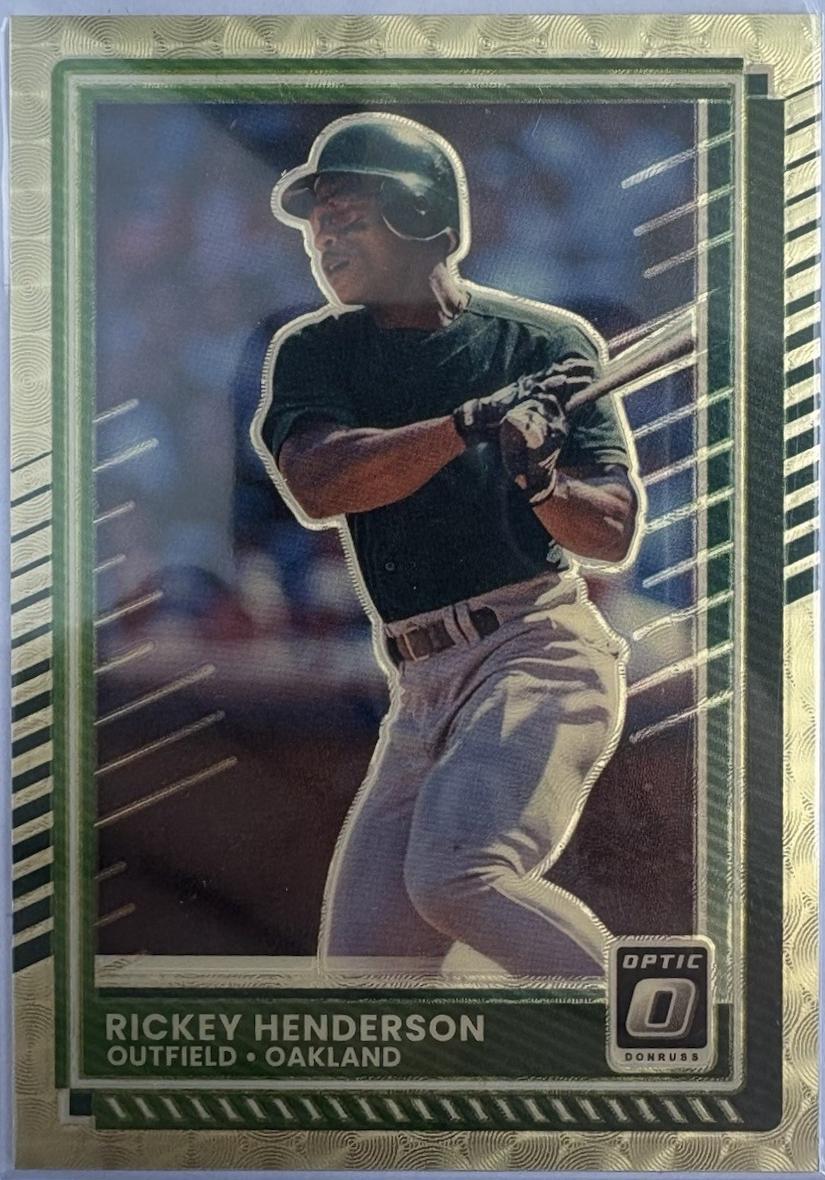 Rickey Henderson [Gold Vinyl Optic] #7