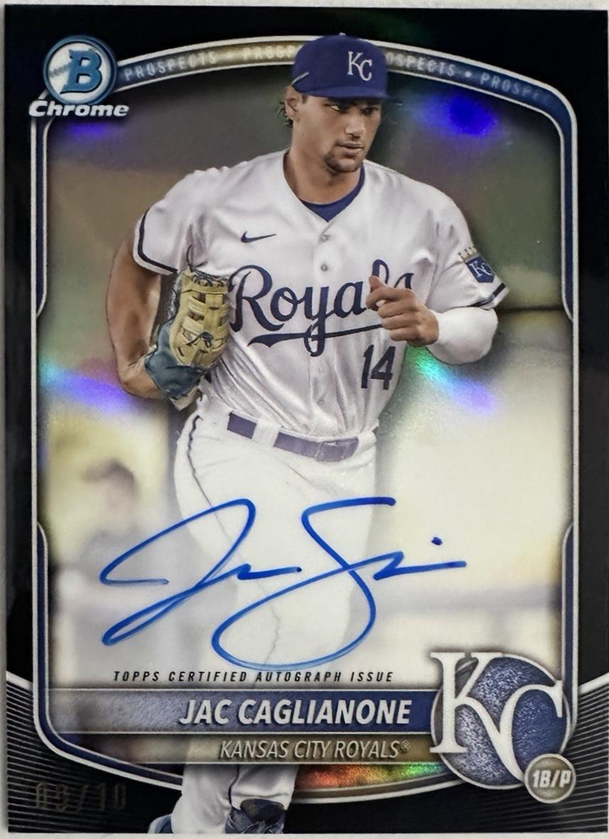 Jac Caglianone [Black Mojo Refractor] #CPA-JCA