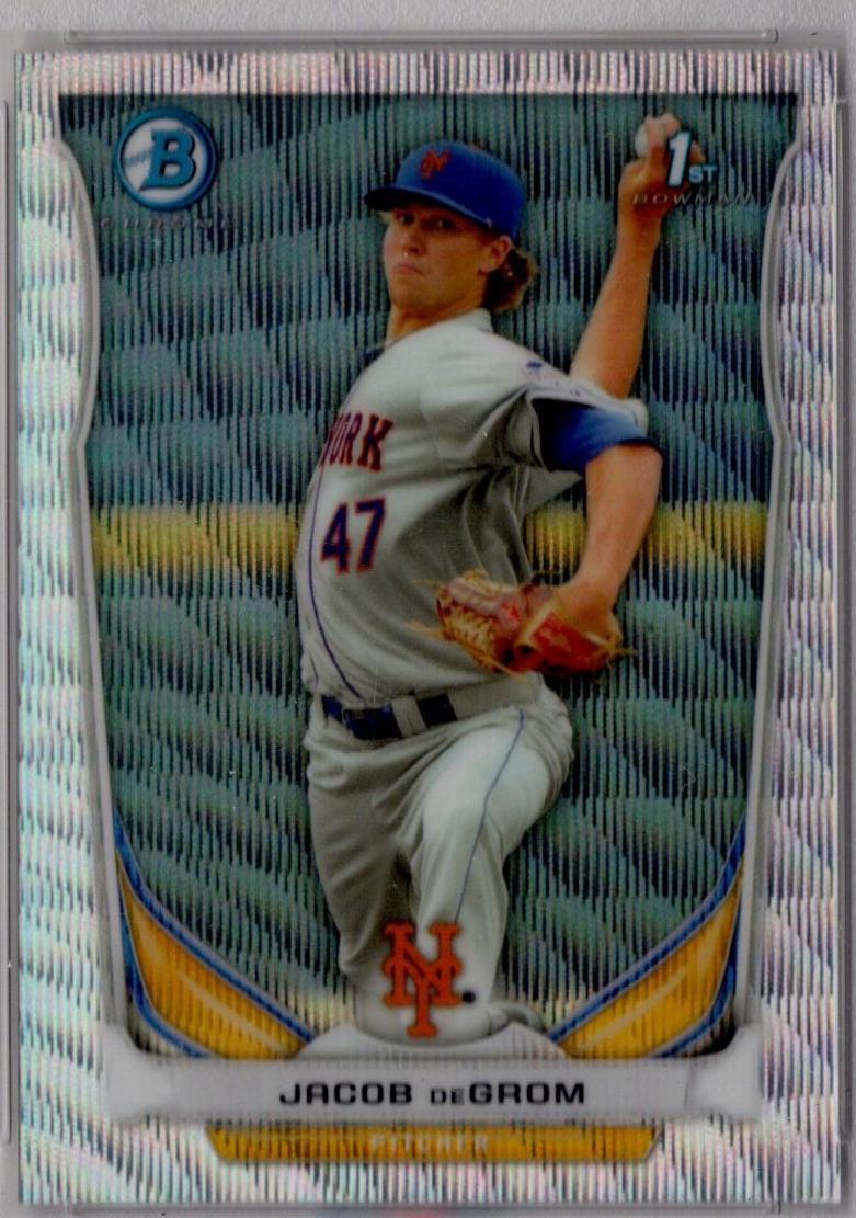 Jacob deGrom [Silver Wave Refractor] #BCP73