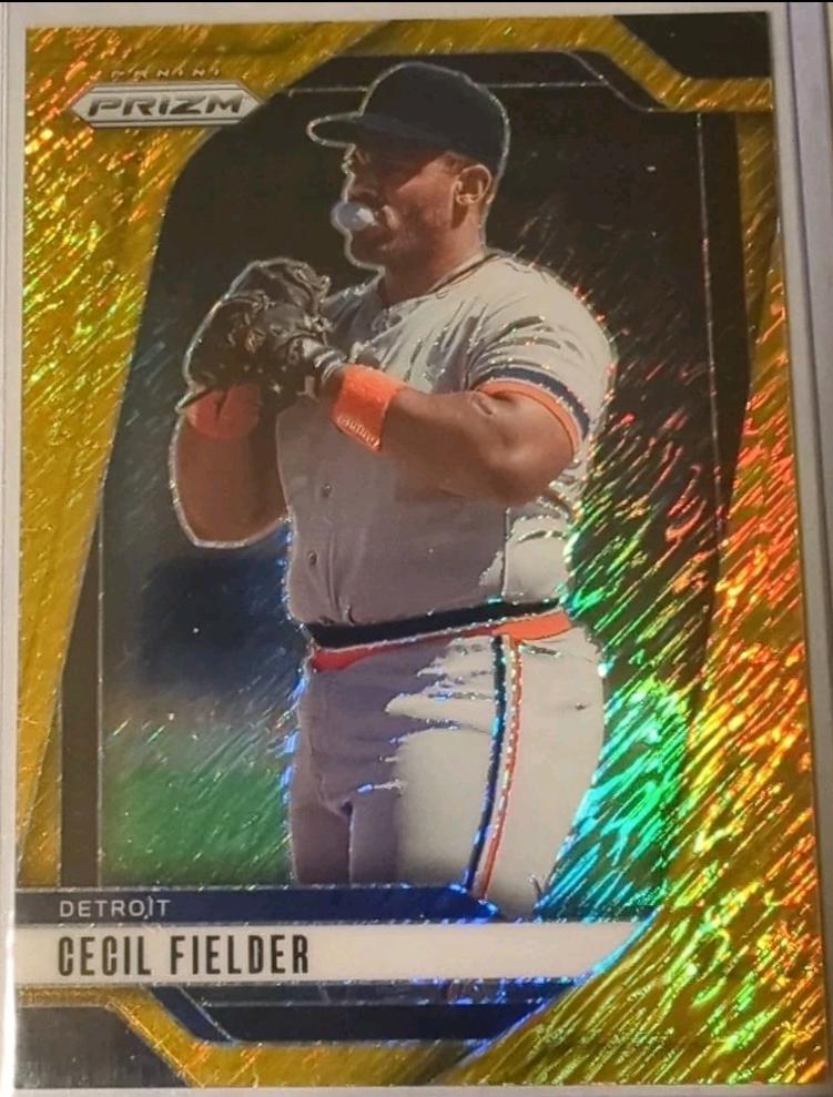 Cecil Fielder [Gold Shimmer Prizm] #236