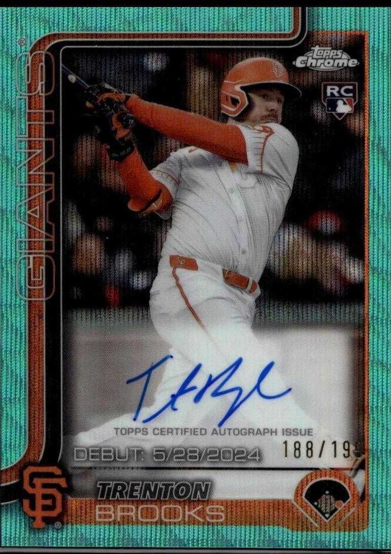 Trenton Brooks [Aqua Wave Refractor] #CRDA-TB
