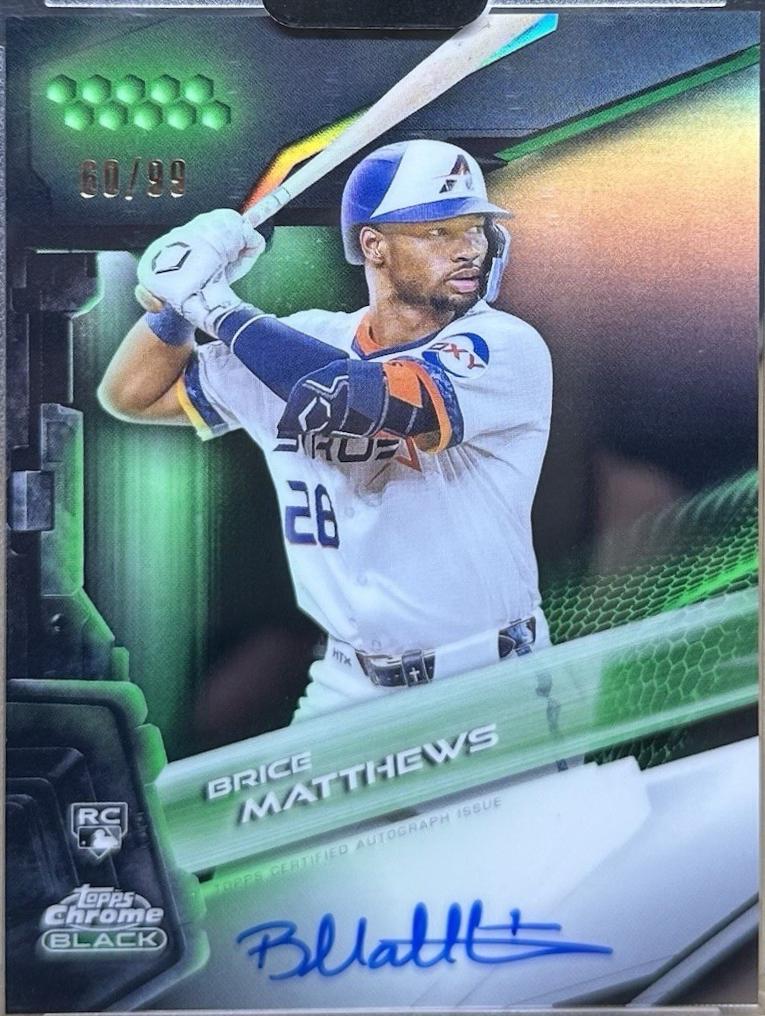 Brice Matthews [Green Refractor] #CBA-BM