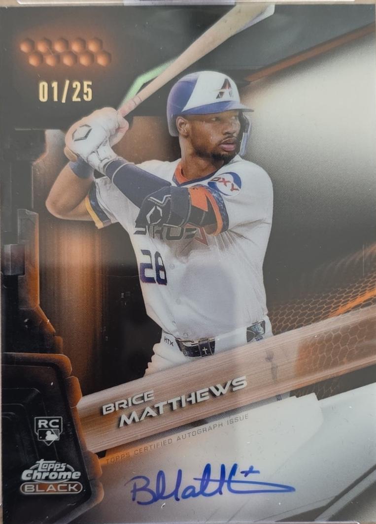 Brice Matthews [Orange Refractor] #CBA-BM