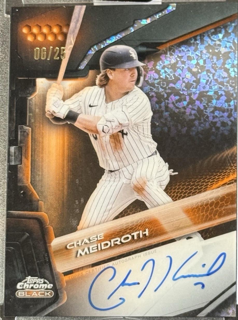 Chase Meidroth [Orange Mini-Diamond Refractor] #CBA-CME