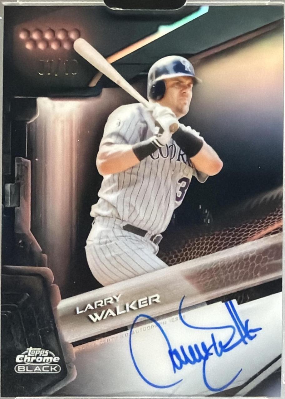 Larry Walker [Rose Gold Refractor] #CBA-LWA