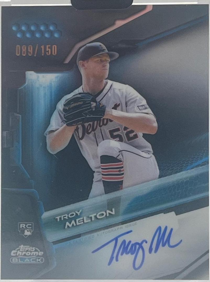 Troy Melton [Blue Refractor] #CBA-TM