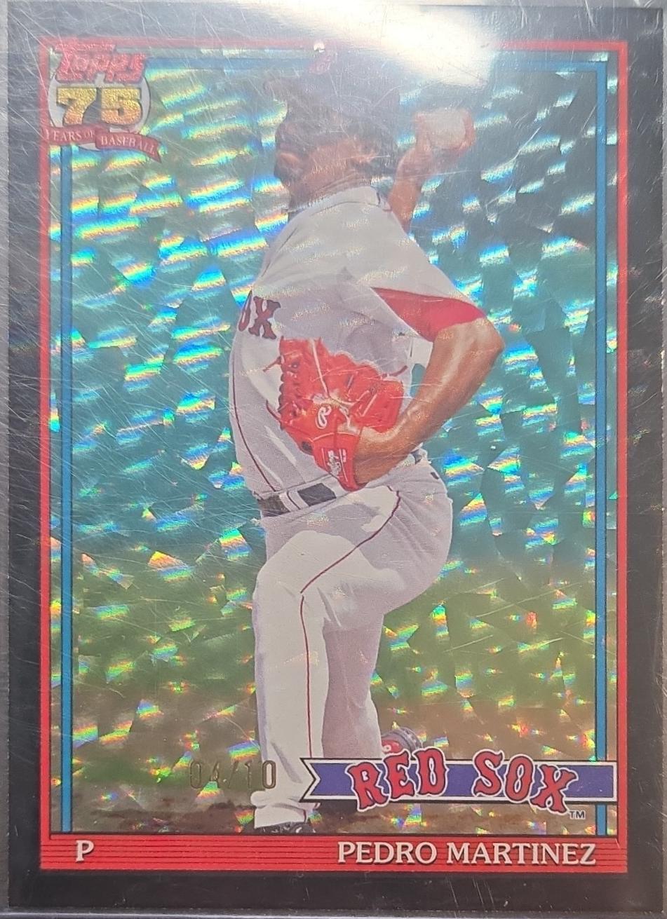 Pedro Martinez [Black Crackleboard Foil] #T91-75