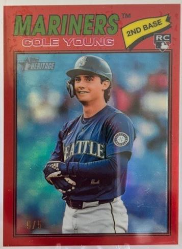 Cole Young [Red Bordered Chrome] #142