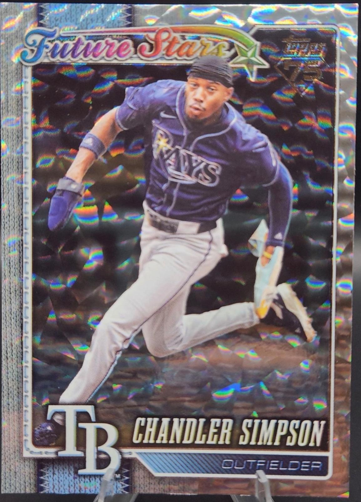 Chandler Simpson [Silver Crackleboard] #342