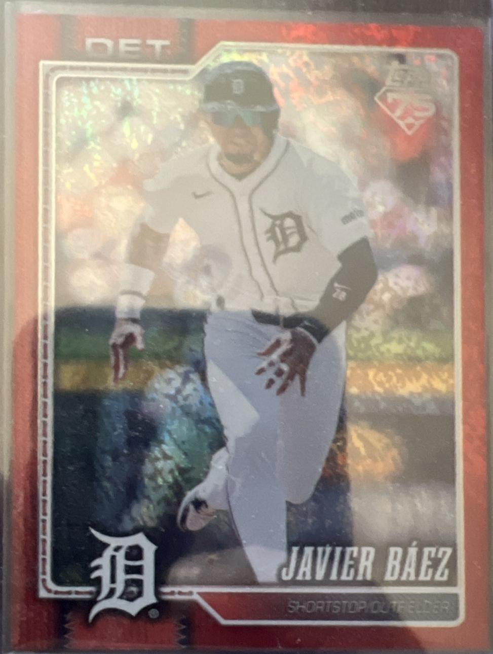 Javier Baez [Red Sandglitter] #144