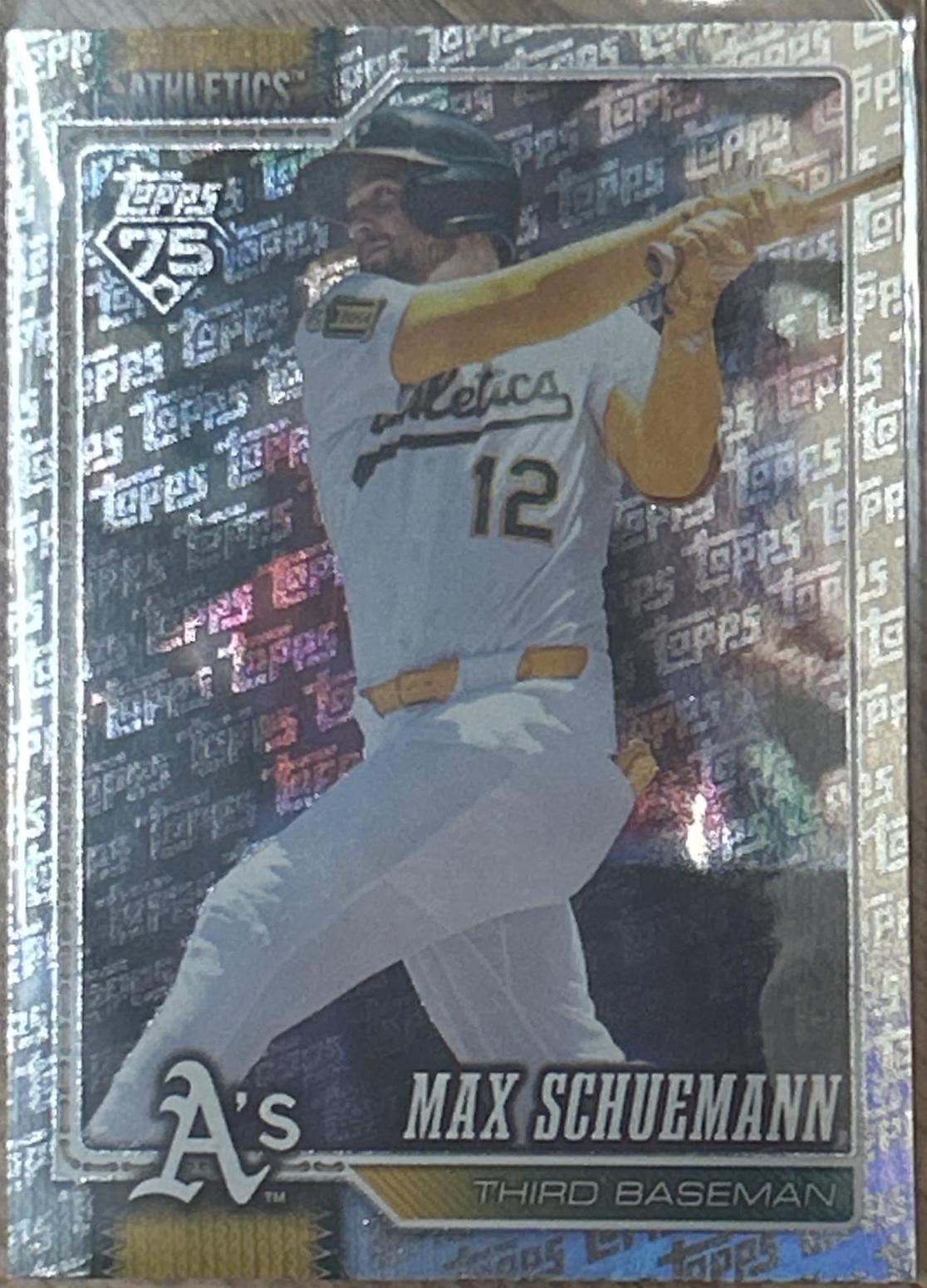 Max Schuemann [Topps Foil Pattern] #225