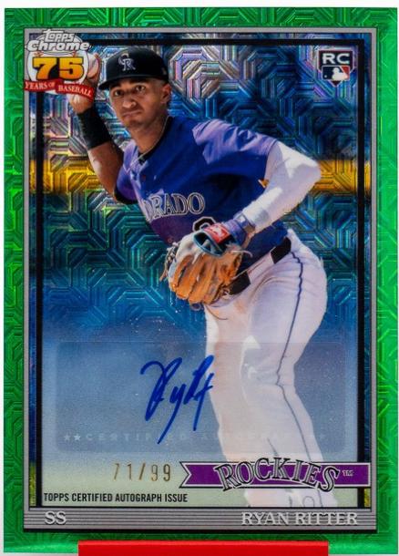 Ryan Ritter [Green Autograph] #91C-86