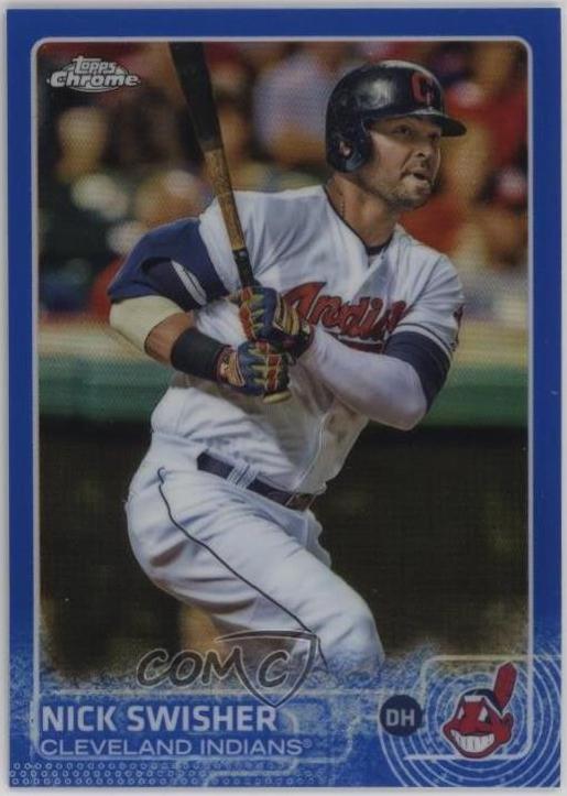 Nick Swisher [Blue Refractor] #158
