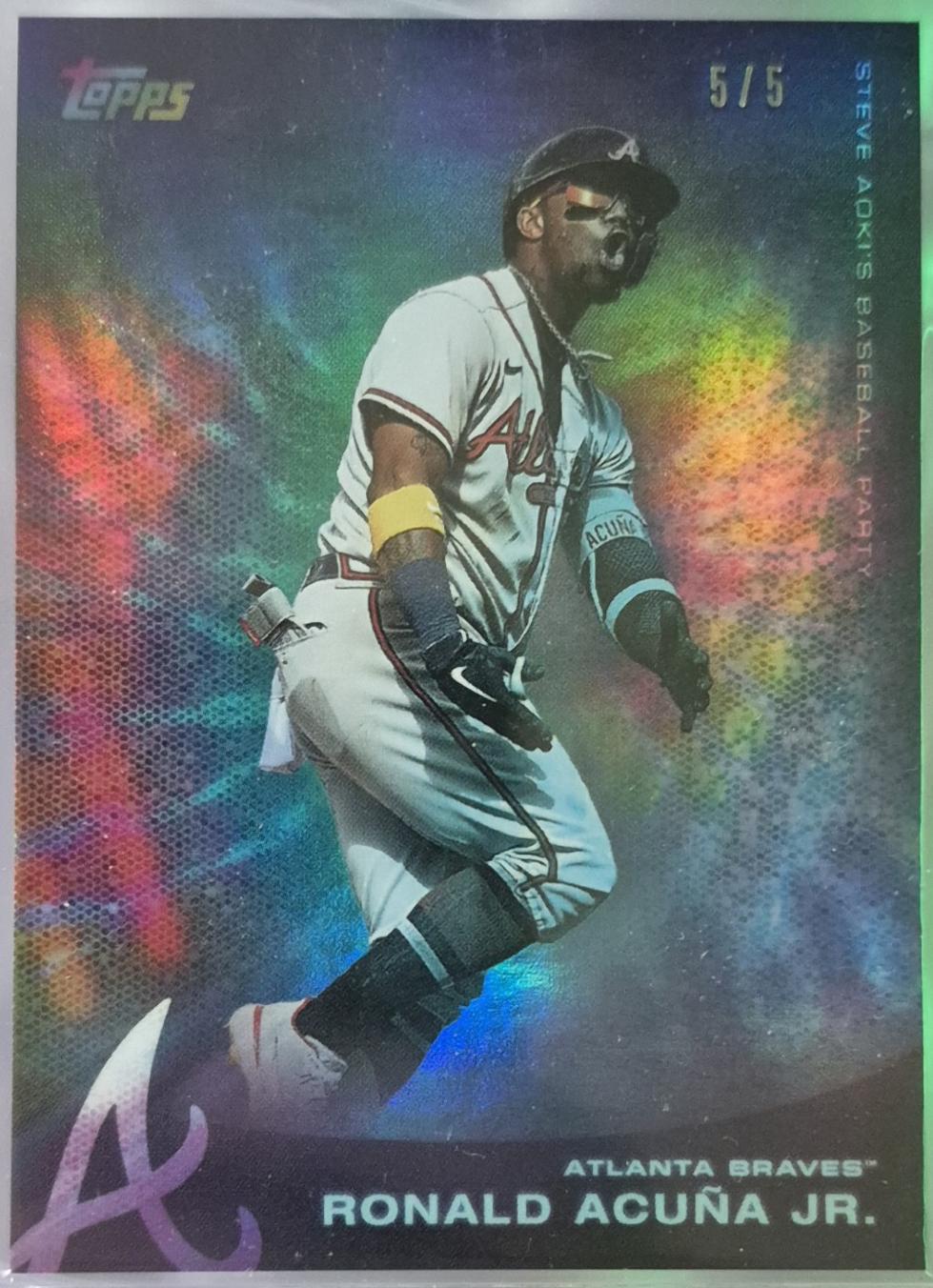 Ronald Acuna Jr. [Tye Dye Glitter] #106