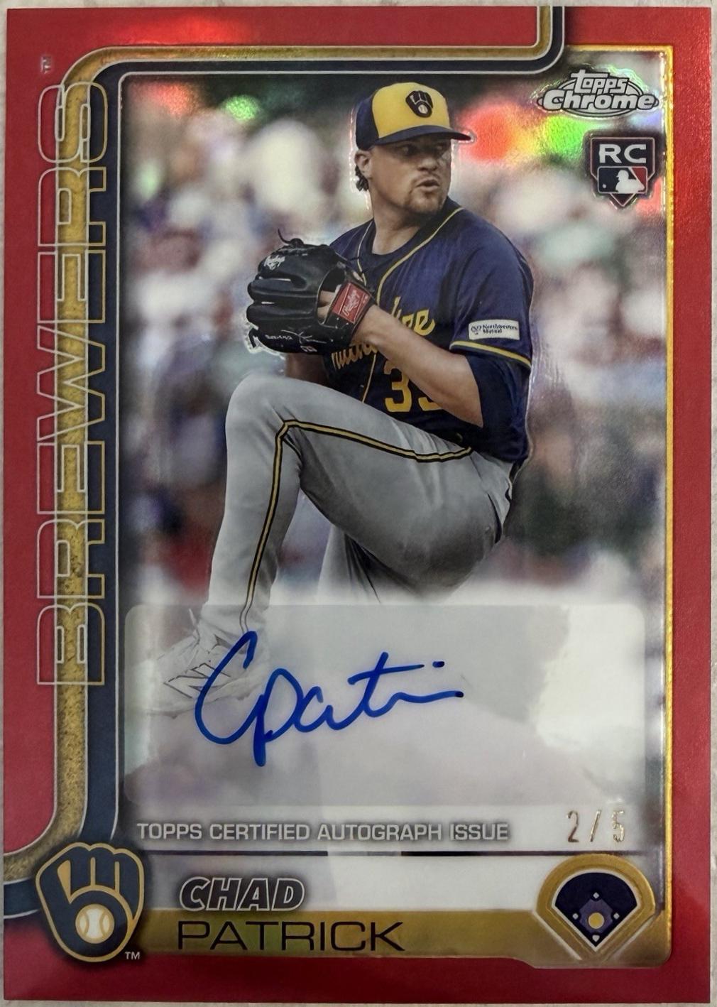 Chad Patrick [Red Refractor] #AC-CPA