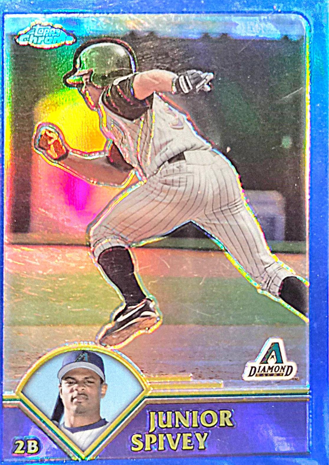 Junior Spivey [Blue Refractor] #82