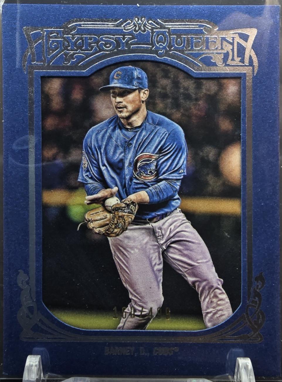Darwin Barney [Framed Paper Blue] #341