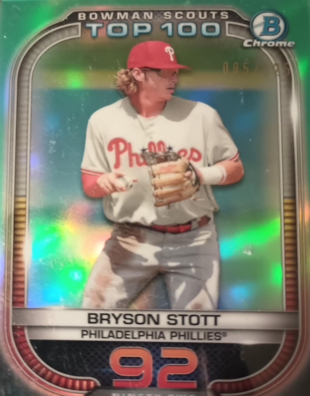 Bryson Stott [Aqua] #BTP-92