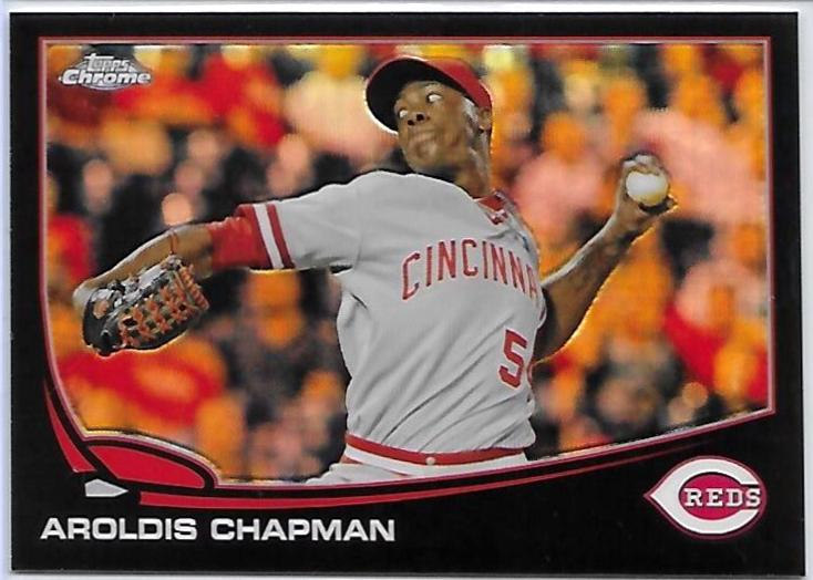 Aroldis Chapman [Black Refractor] #124