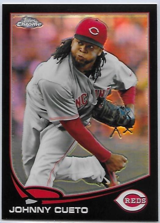 Johnny Cueto [Black Refractor] #98