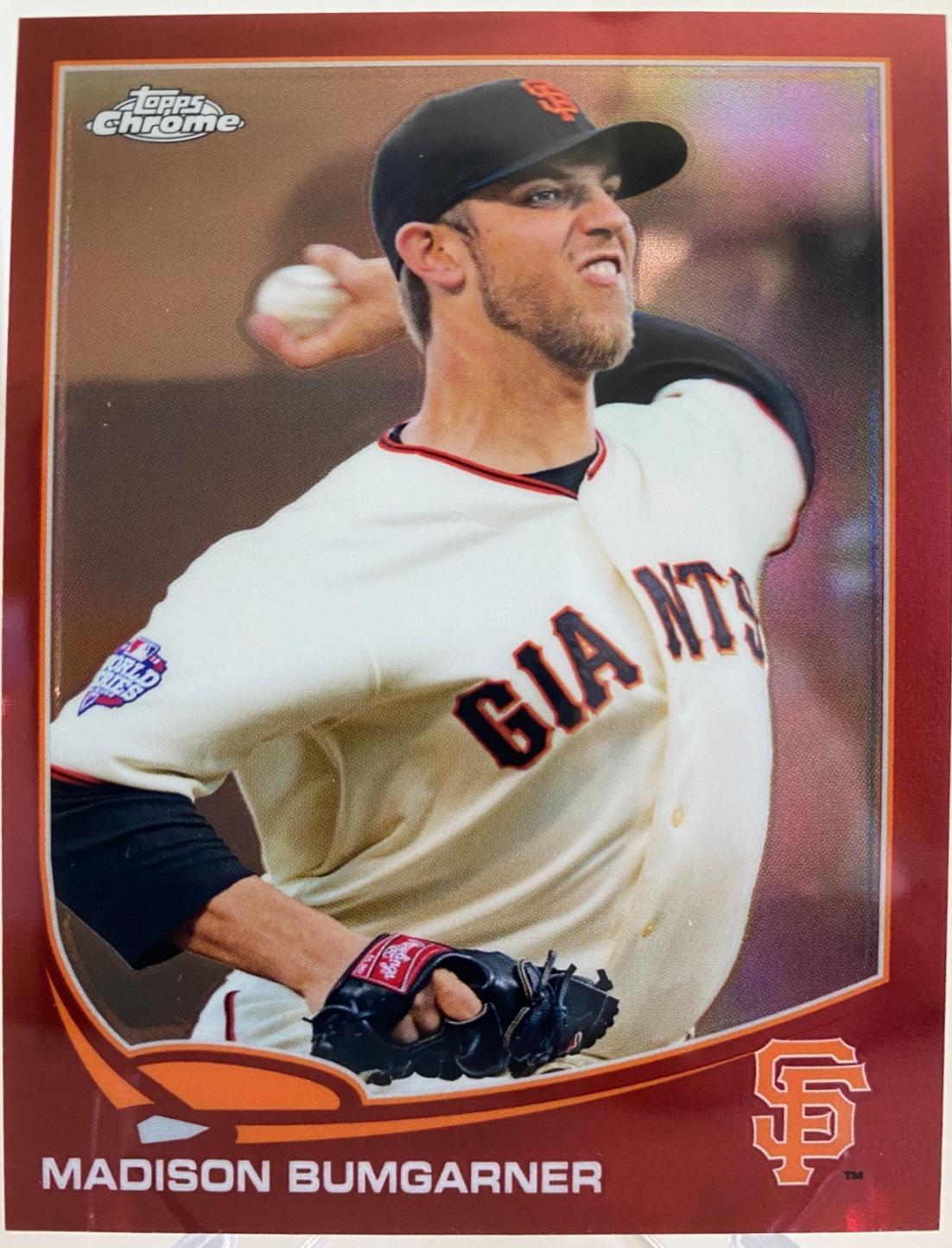 Madison Bumgarner [Red Refractor] #37
