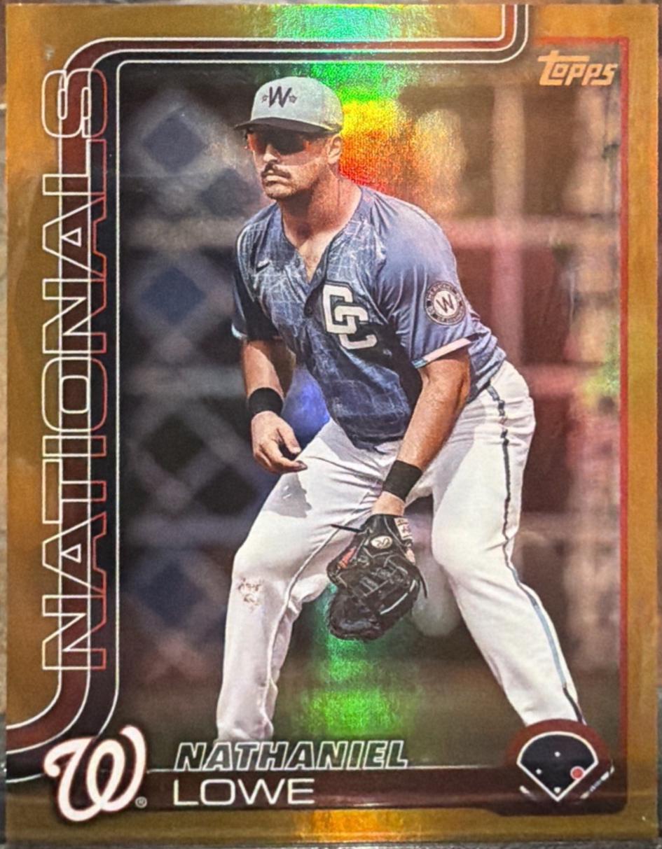 Nathaniel Lowe [Gold Rainbow Foil] #US230