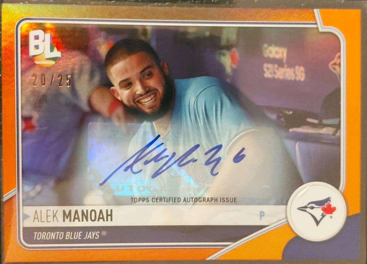 Alek Manoah [Autograph Orange] #WR-70