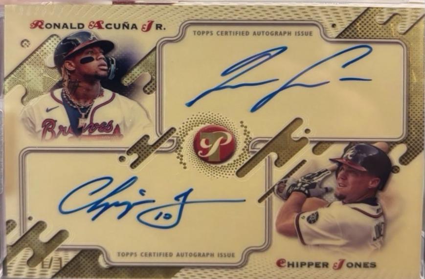 Chipper Jones / Ronald Acuna Jr. [Superfractor] #PPDA-RA