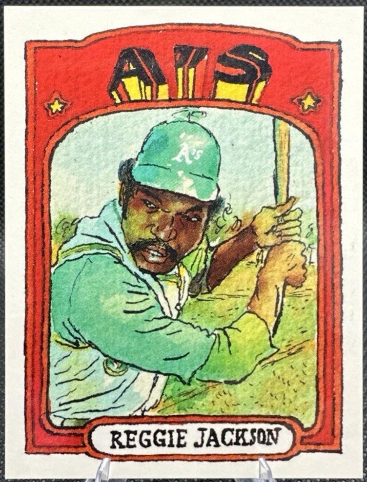 Reggie Jackson [Paint Splatter Back] #51