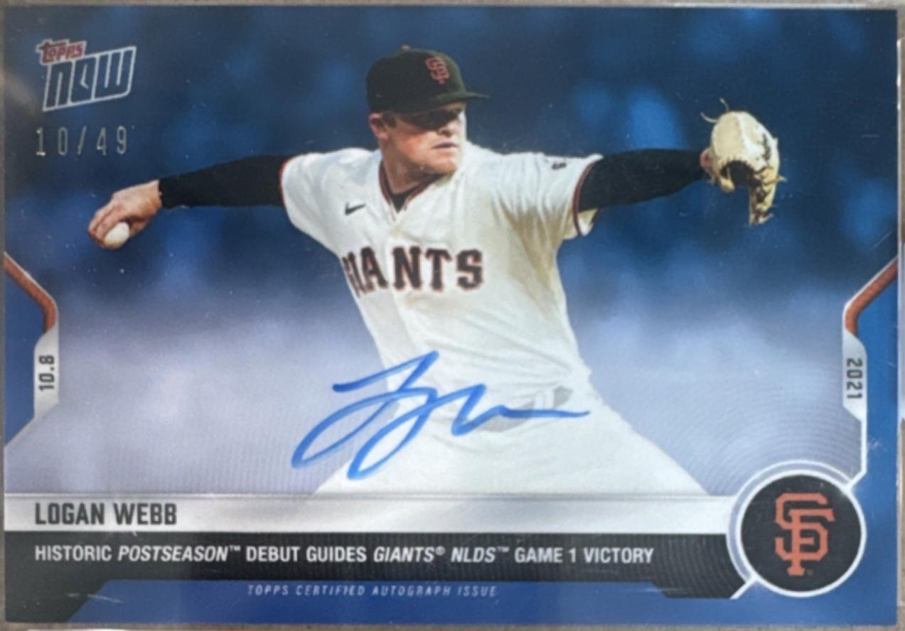 Logan Webb [Autograph] #938B