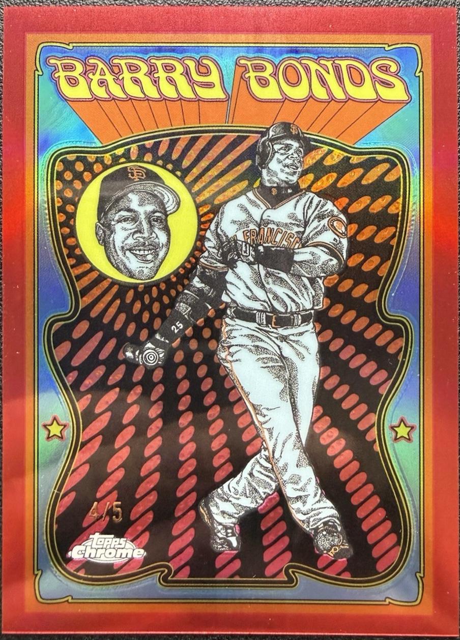 Barry Bonds [Red Refractor] #UV-13