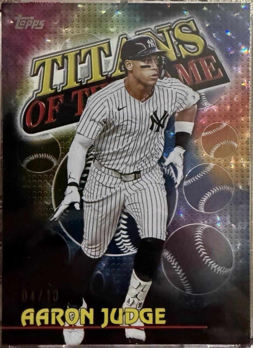 Aaron Judge [Black Crackleboard Foil] #TOG-3