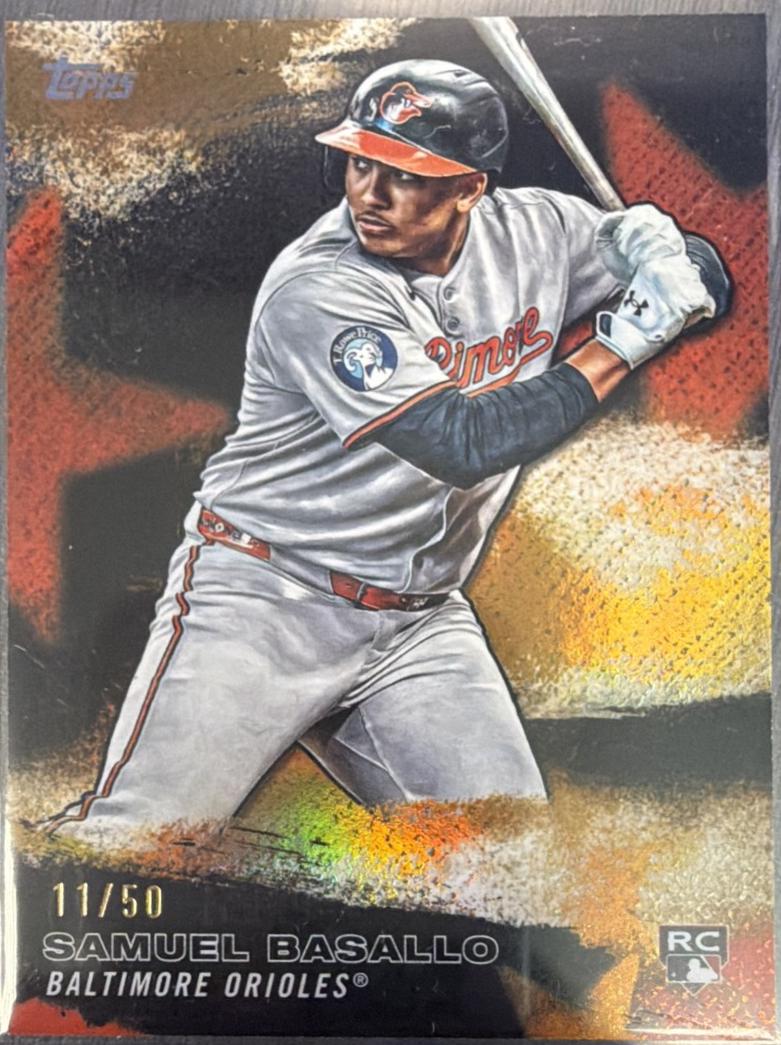 Samuel Basallo [Gold Crackleboard Foil] #SMLB-13