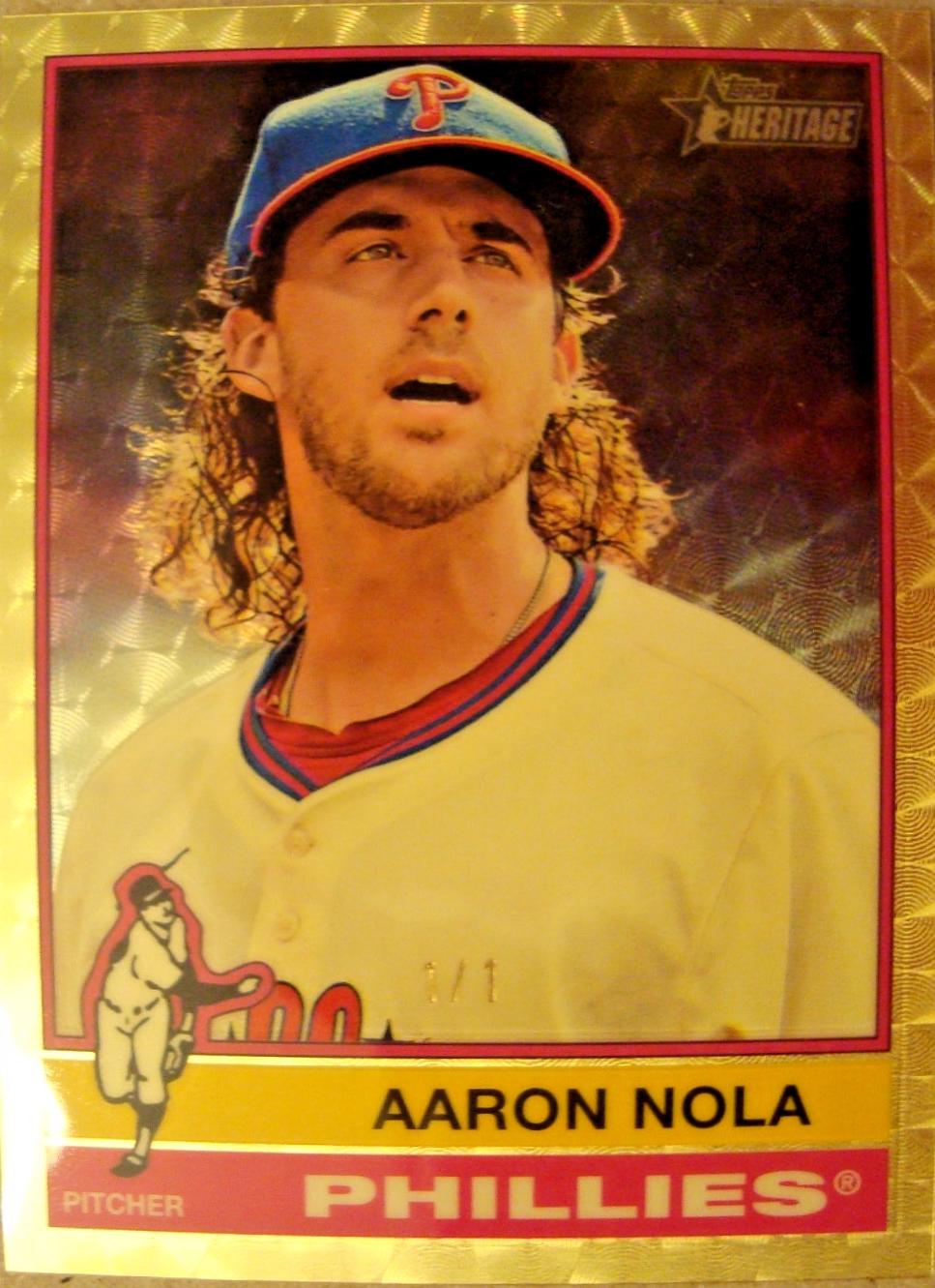 Aaron Nola [Superfractor Chrome Variation] #186