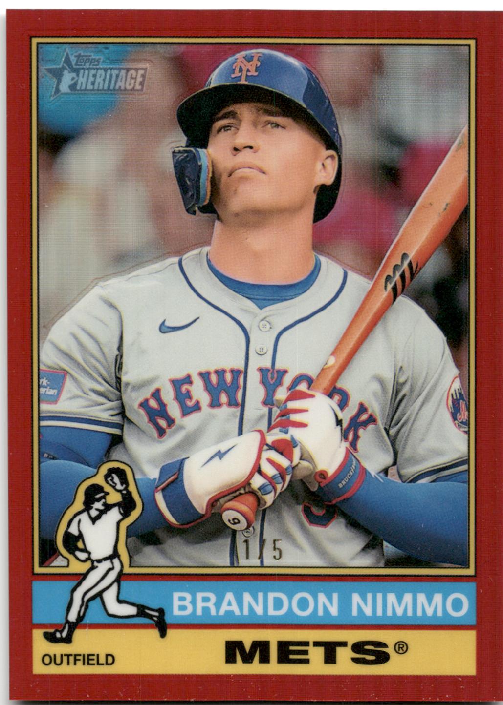 Brandon Nimmo [Red Chrome Variation] #37