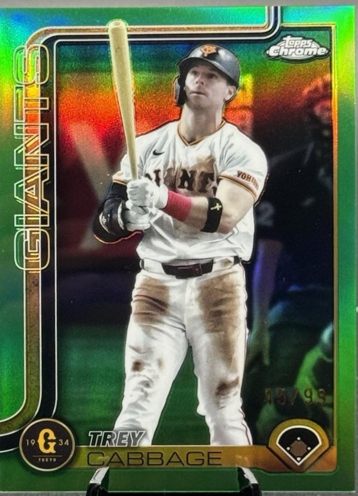 Trey Cabbage [Green Refractor] #65