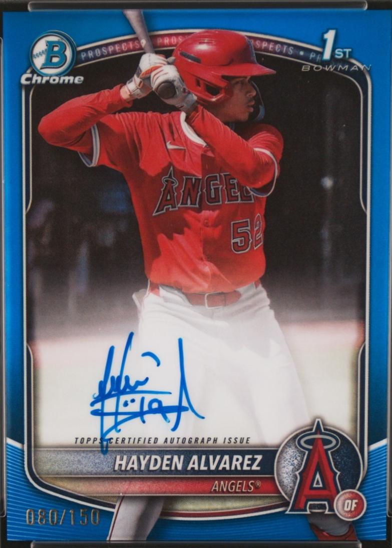 Hayden Alvarez [Blue Mojo Refractor] #CPA-HA