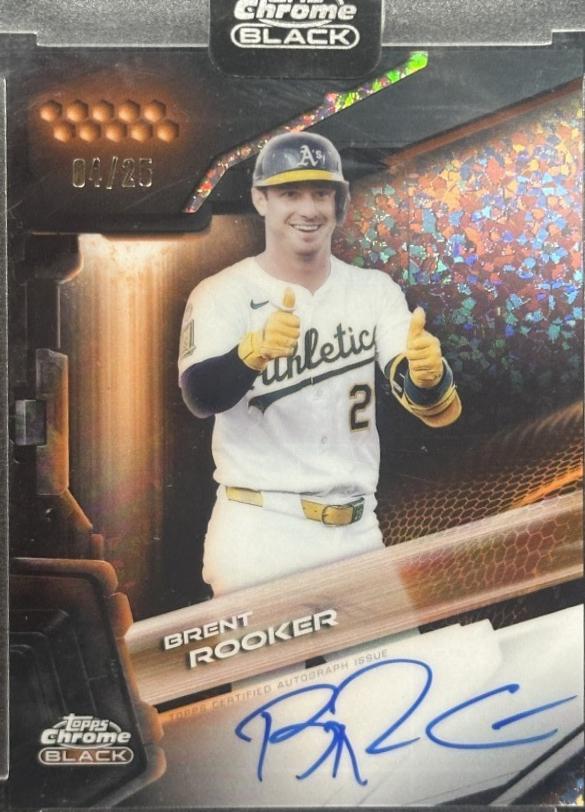 Brent Rooker [Orange Mini-Diamond Refractor] #CBA-BR