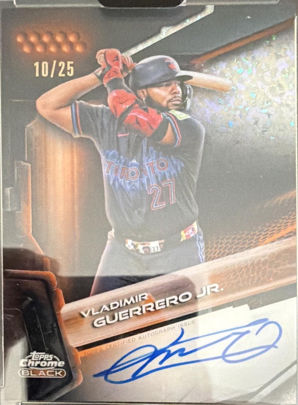 Vladimir Guerrero Jr. [Orange Refractor] #CBA-VG