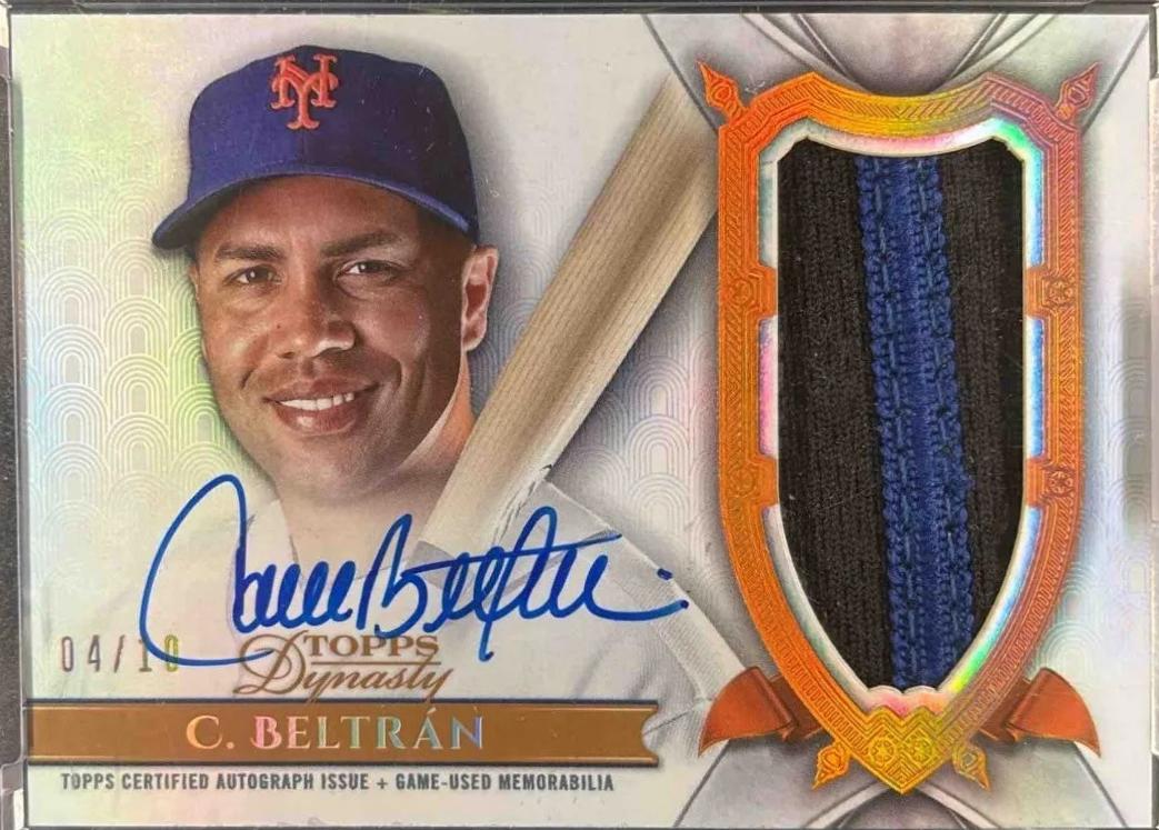 Carlos Beltran [Silver Autograph Patch] #DAP-CB3
