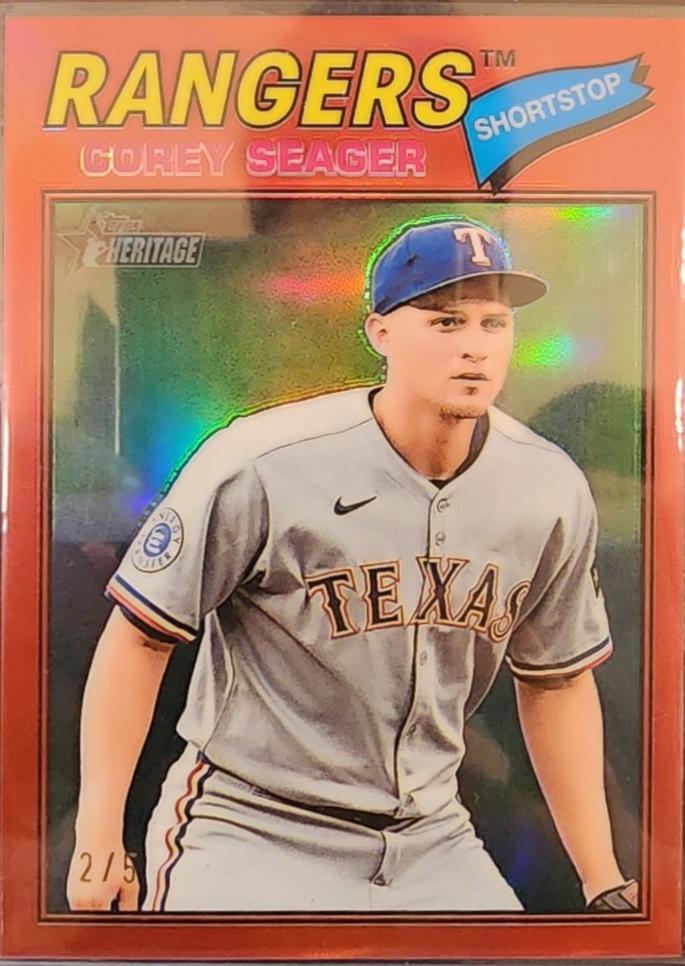 Corey Seager [Red Bordered Chrome] #302