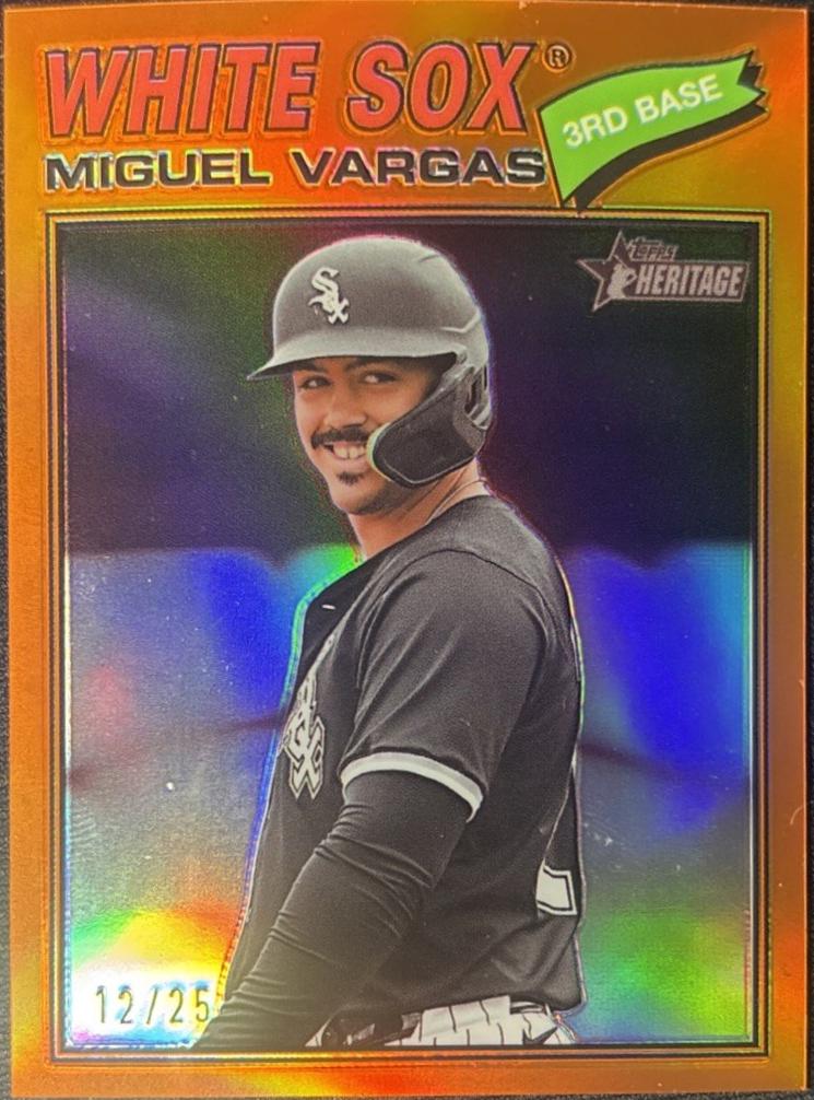 Miguel Vargas [Orange Bordered Chrome] #61