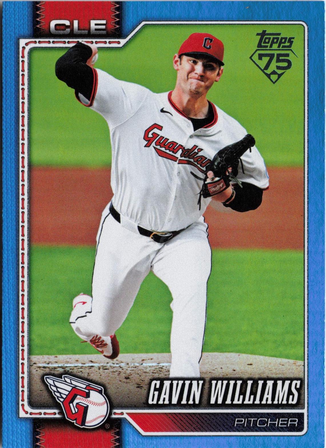 Gavin Williams [Blue Holo] #254