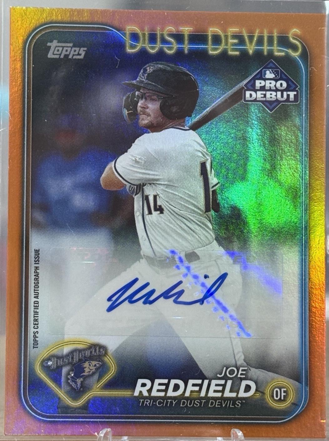 Joe Redfield [Orange Autograph] #PD-5