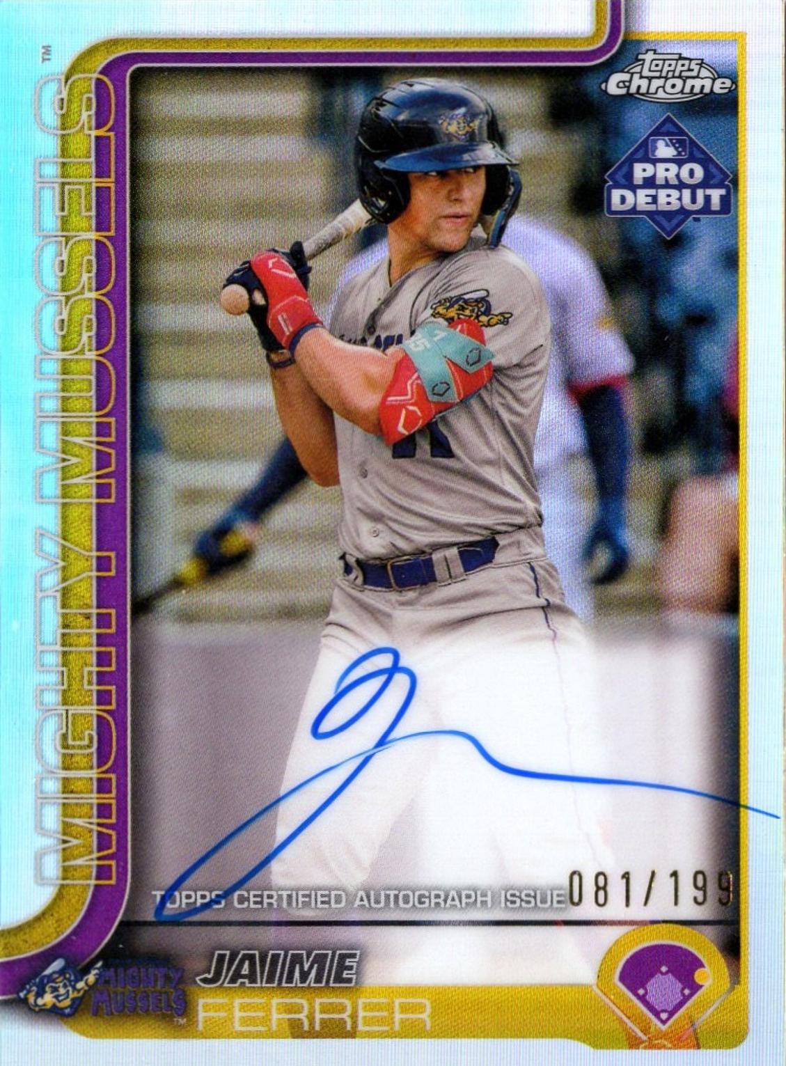 Jamie Ferrer [Refractor Autograph] #PDC-151