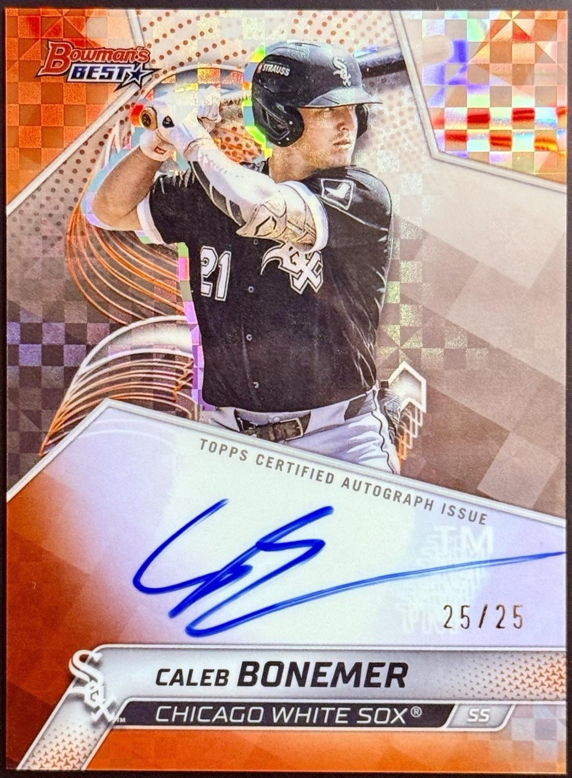Caleb Bonemer [Orange X-Fractor] #B25-CBO
