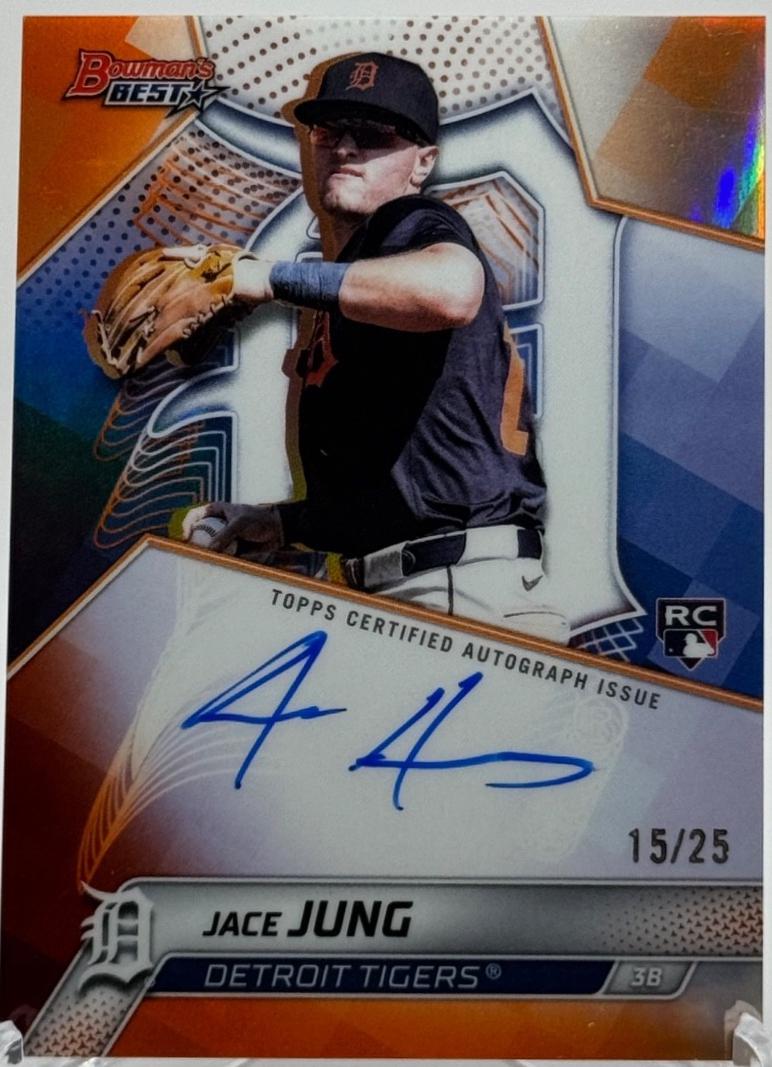 Jace Jung [Orange X-Fractor] #B25-JJU